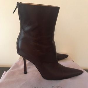 Jimmy Choo coffee kid boots - size 37